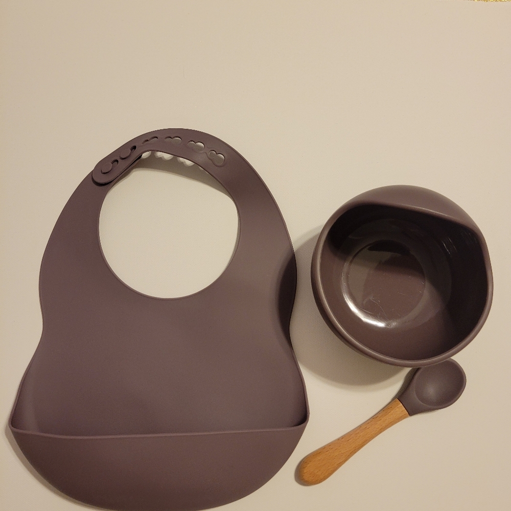 Silcone baby feeding Set